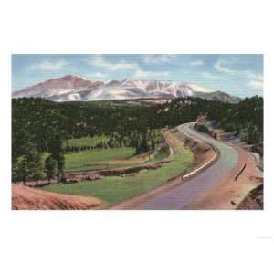 Woodland Park, Colorado   Pikes Peak View from Highway Premium Poster 