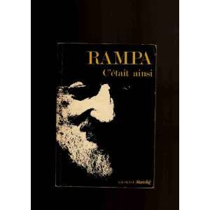  Rampa c etait ainsi Rampa Trad Mariel Sinoir Books