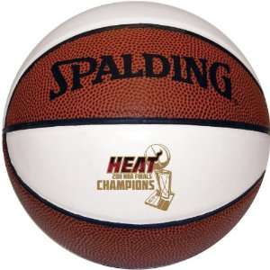  Spalding Miami Heat 2011 NBA Finals Champions Mini 