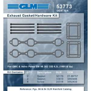  EXHAUST GASKET/HARDWARE SET  GLM Part Number 53773 Automotive