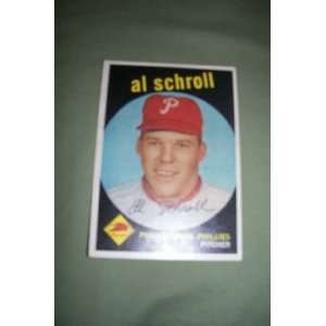  Al Schroll   1959 Tops   Phillies   # 546 