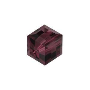  5601 8mm Faceted Cube Burgundy Arts, Crafts & Sewing