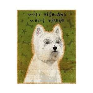  West Highland White Terrier   Poster by John Golden (13x19 