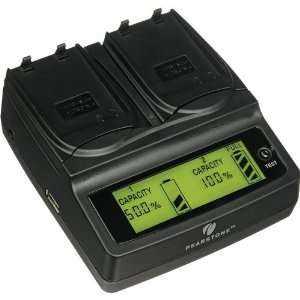  Pearstone Duo Battery Charger for Nikon EN EL14 Camera 