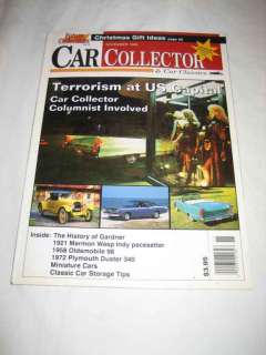 Car Collector V. 16 #11 Nov. 1993 Terrorism At US Capital  
