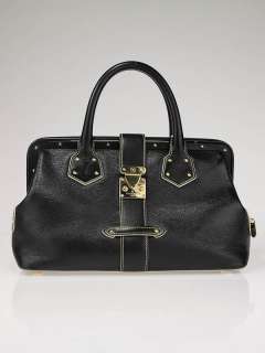 Louis Vuitton Black Suhali Leather LIngenieux PM Bag  
