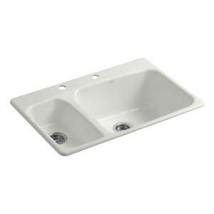 Kohler K 5924 2 NY Lakefield Self Rimming Kitchen Sink with Two Hole 