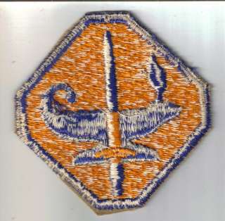 WWII Military Army School Lamp of Knowledge Patch ASTP  