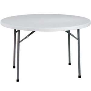 Office Star Products 4 ft. Round Multi Purpose Folding Table   White