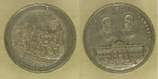 MEDALBenjamin Harrison, 1892 Campaign Medal.Landing of Columbus 