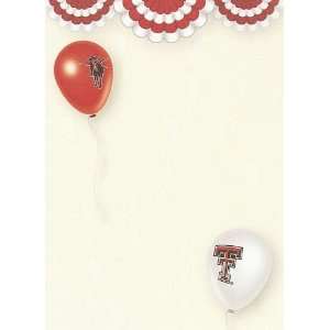 Texas Tech TT Red Raiders College Party Invitations & Envelopes 10 