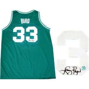  Signed Larry Bird Jersey   Green   Autographed NBA Jerseys 