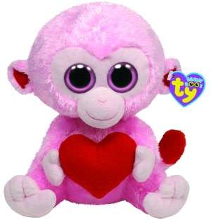   TY Beanie Boo Julep Pink Monkey by Ty