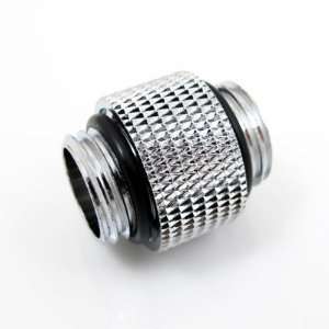  XSPC G1/4 Threaded 10mm Male to Male Fitting (Chrome 