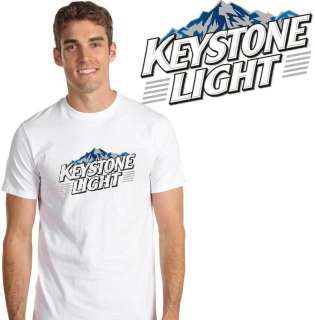Keystone Light Beer T Shirt Sizes Small Medium Large XL 2XL 3XL 4XL 