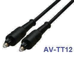 12ft Fiber Optical Toslink to Toslink Digital Audio Cable / Cord, AV 