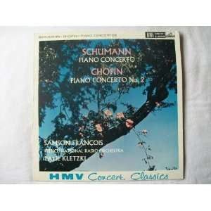  XLP 20017 SAMSON FRANCOIS Schumann/Chopin Concertos LP 