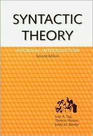 Syntactic Theory, (1575864002), Ivan A. Sag, Textbooks   Barnes 