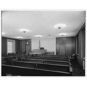   hall, Garden City, Long Island. Police court 1954