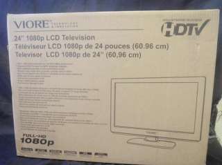 Viore LC24VF56BL2 24 LCD Flat Panel HDTV HDMI Television Aqua Blue 