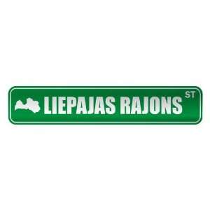   LIEPAJAS RAJONS ST  STREET SIGN CITY LATVIA