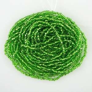   Jablonex Czech seed beads 11/0 light green S/L m hank