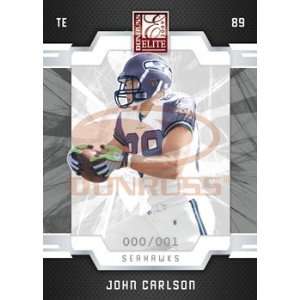 John Carlson   Seattle Seahawks   2009 Donruss Elite NFL Football 