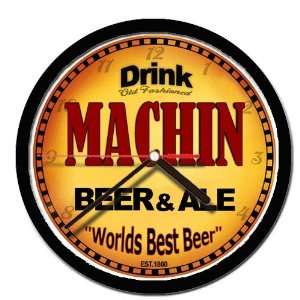  MACHIN beer and ale cerveza wall clock 