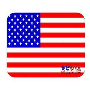  US Flag   Xenia, Ohio (OH) Mouse Pad 