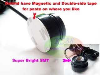   Magnetic White High Power LED Tail Reverse Lamp Back Up Dome Light