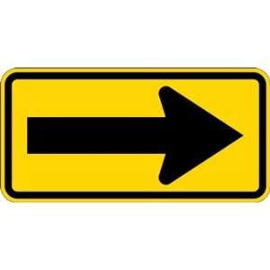  W1 6R   Right Arrow Warning Sign   24x12