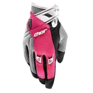   Youth Girls Phase Gloves   2008   X Small/Black/Pink Automotive