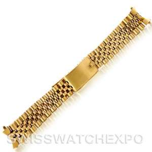 Rolex Date 1503 Mens 14k Yellow Gold Diamond Watch  