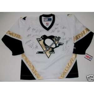   Pittsburgh Penguins Team Signed Jersey Jsa Crosby