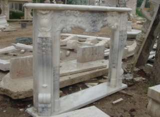 Marble Fireplace Surround Hand Carved  