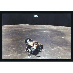    Vintage Art Apollo 11 Eagle Ascent   10713 8