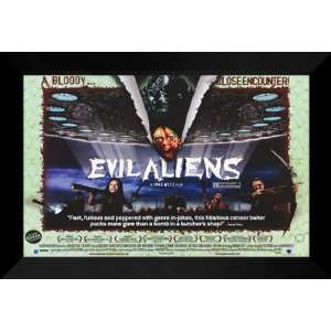  Evil Aliens 27x40 FRAMED Movie Poster   Style A   2005 