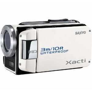  Sanyo VPC WH1 HD Waterproof Flash Memory Camcorder w/ 30x 