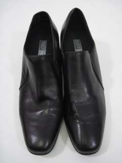 MUNRO Black Leather Square Toe Pumps Shoes Sz 10 N  
