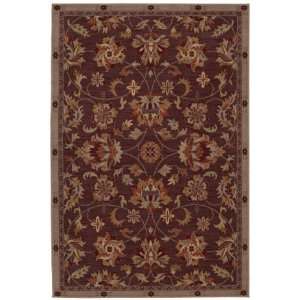   Taupe Plum 74600 12115 9 6 X 12 11 Area Rug