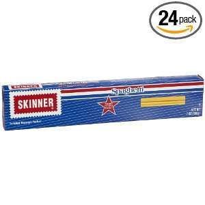 Skinner Spaghetti Noodles, 7 Ounce Boxes (Pack of 24)  