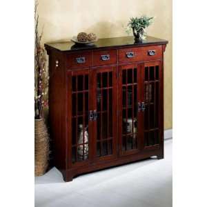  Craftsman 48w Tall Cabinet With Granite Top And Glass 