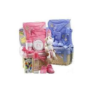 Got Milk? Baby Girl Pink Gift Basket Grocery & Gourmet Food