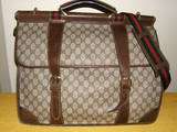 AUTH VINT Gucci luggage set  