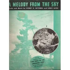   Sheet Music Sidney D Mitchell A Melody from The Sky 6 
