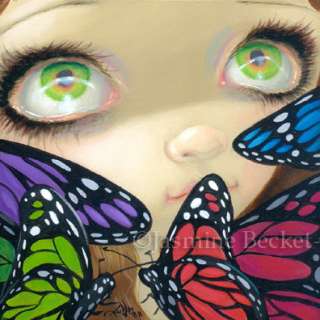Fairy Face 179 Jasmine Becket Griffith Art Fantasy Butterfly SIGNED 