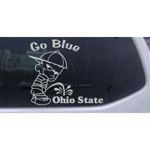  Go Blue Pee On Ohio State Car Window Wall Laptop Decal 