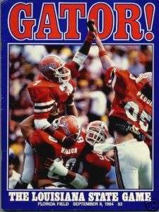 1984 Florida vs LSU Louisiana State U. football program  