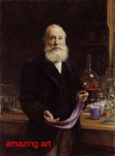 Hand Painted Oil Painting Sir William Henry Perkin  