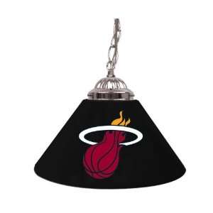 Miami Heat NBA Single Shade Bar Lamp   14 inch   Game Room Products 1 